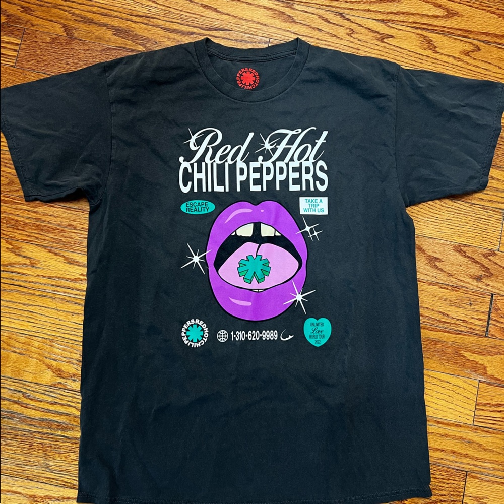 Red Hot Chili Peppers Official Merch T-Shirt Unisex from current tour never worn